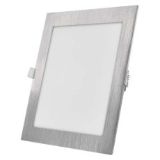 EMOS ZD2243 NEXXO LED stropní zápustné svítidlo 225x225mm 18W 1600lm 3000/3500/4000K stříbrná