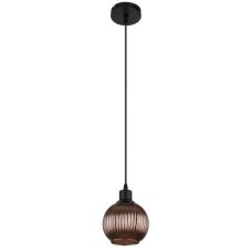 GLOBO 15638B ZUMBA závesné svietidlo D150mm 1xE27 čierna, bronzová