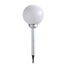 3375-24 GLOBO Exteriérové ​​solární LED svítidlo, zapichovací koule na osvětlení zahrad a teras s efektem ohně, 1x 0,06W 2700K IP44 bílá