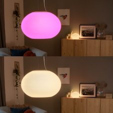 Philips Hue White and color ambiance 8719514343528 Flourish závesné svietidlo LED D401mm 31W/3000lm 2000-6500K+RGB biela bluetooth