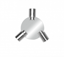 TRIO 880430306 ANGELO bodové svítidlo D200mm 3xGU10 IP44 chrom