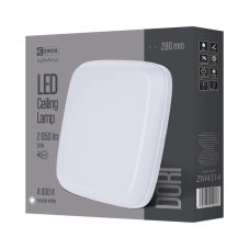 ZM4314 LED stropné svietidlo Dori 24W 2050lm IP54 4000K štvorcové