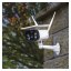 Emos H4056 GoSmart Venkovní solární bateriová kamera EYE, bílá, IP55, Wi-Fi