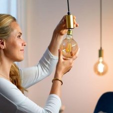 Philips WiZ Tunable white 8718699786816 LED žiarovka Filament Globe E27 6,7W/640lm G120 2000-5000K