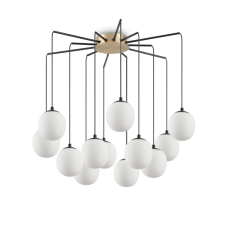 IdealLux 236957 RHAPSODY SP12 stropné svietidlo G9 12x28W IP20 mosadz