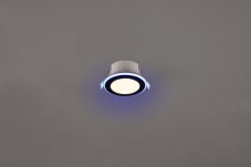 TRIO 653610132 ARGUS zápustné svietidlo SMD LED D82mm 5W/350lm 3000K+RGBW čierna matná, stmievateľné, diaľkový ovládač