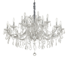 Závesné svietidlo/Luster Ideal lux 167268 NAPOLEON SP18 CROMO 18xE14 40W chróm