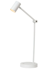 LUCIDE 36622/03/31 TIPIK stolové svietidlo V640mm LED 3W/240lm 2700K biela, nabíjateľná batéria, 3StepDIM