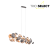 TRIO SELECT 317401042 BUBBLE závesné svietidlo 10xG9 antracit, jantárová
