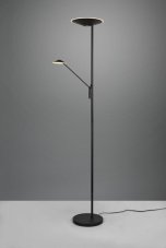 TRIO 425610232 BRANTFORD dotyková stojací lampa SMD LED V1800mm 30W/3500lm, 6,5W/650lm 2700+3200+4000K černá matná, stmívatelná