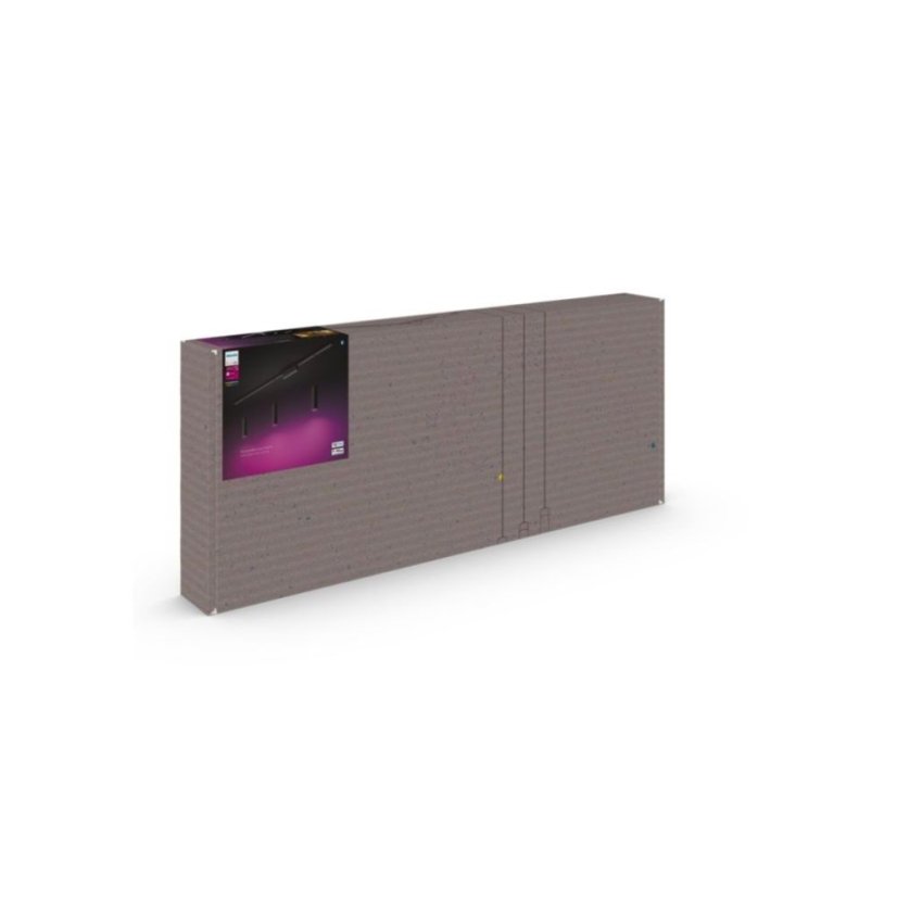 8719514407725 Philips Hue White and Color Ambiance Perifo závěsné svítidlo LED - souprava 15,6W/3x490lm 2000-6500K+RGB černé
