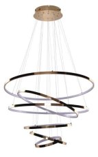 AZzardo AZ2921 DECOline WHEEL 6 LONG DIMM GOLD stropní závěsné LED svítidlo 6xLED 140W / 8400lm IP20 zlatá
