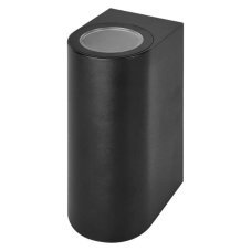 Emos ZGF020P OCULUS nástenné exteriérové svietidlo 2xGU10 88 × 67 × 153 mm IP44 čierna