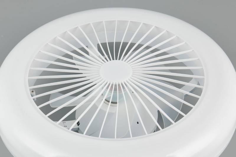 TRIO Reality R64032101 MORA Stropné svietidlo s ventilátorom D450mm SMD LED 13W/1400lm 2700-6500K biela, diaľkový ovládač