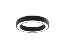 LED2 1273653DT SATURN SLIM stropné svietidlo LED D600mm 50W/3700lm 3000-4000K TRIAC čierna