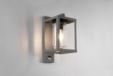 TRIO 212069142 LUNGA exteriérové nástěnné svítidlo 1xE27 V335mm IP44 antracit, senzor
