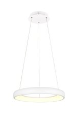 TRIO 349616031 CARDONA závesné svietidlo D620mm SMD LED 38W/4400lm 2300+3000+4000K biela matná, switchdimmer