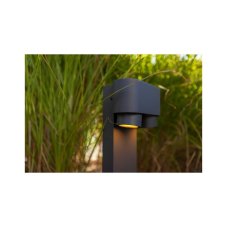 LUTEC 6604004118 CYPRES exterérový záhradný stĺpik 2xGU10 V750mm IP44 tmavošedá