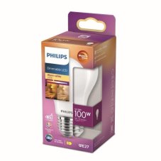 Philips 8719514324114 LED žiarovka E27 10,5W/100W 1521lm 2200-2700K A60 WarmGlow Dimmable