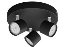 Philips 8719514435414 Star stropní bodové svítidlo/spot LED 3x4,5W/3x500lm 2700K černá