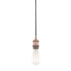  DS-M-034 RED COPPER ITALUX class moderní závěsné svítidlo - objímka 1X60W E27 IP20