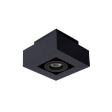 LUCIDE 09119/06/30 XIRAX stropné bodové stmievateľné svietidlo 1xGU10/5W LED čierna