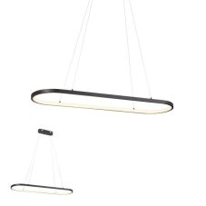 REDO 01-2525 LAP závěsné svítidlo LED 32W/2690lm 3000K matná černá, switchdimmer