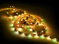 TRIO Reality R65573102 RUSH LED pásik 3000mm 10,5W/720lm 3000K RGBW IP44 čierna, stmievateľné, diaľkový ovládač