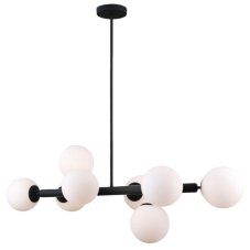 Italux PNS-5510-8-BK závesné svietidlo Raddi 8x5W G9 čierna, biela