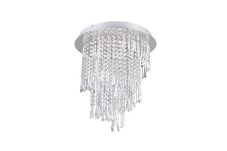 TRIO Reality R67349106 POMP stropné svietidlo SMD LED D450mm 30W/4000lm 2700-6500K chrómová, priehľadná, stmievateľné, diaľkový ovládač
