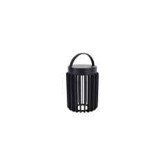 LUTEC 6933701330 KOZY solárne stolové svietidlo LED V186mm 2,8W/300lm 4000K IP44, 1500mAh 3,7VDC Li-ion battery, čierna matná