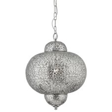 Searchlight 9221-1SS MOROCCAN závesné svietidlo 1xE27