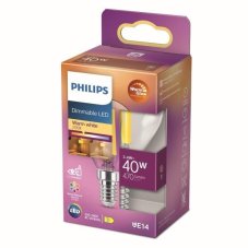 Philips 8719514324398 LED žiarovka E14 3,4W/40W 470lm 2200-2700K P45 kvapka filament WarmGlow Dimmable