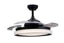 Philips 8720169279100 Bliss stropné svietidlo s ventilátorom LED D510mm 35+28W/4500lm 2700+4000+5500K čierna, diaľkové ovládanie
