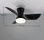 TRIO Reality R64412132 RANDERS Stropný ventilátor s osvetlením D760mm SMD LED 20W/2500lm 2700-6000K čierna, diaľkový ovládač
