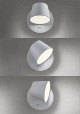 Redo 01-1738 SHAKER AP LED interiérové nástenné svietidlo 6W IP20 matná biela 570lm