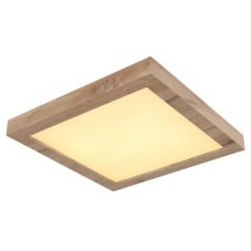 GLOBO 415950-16 XAVVI stropné svietidlo LED 350x350mm 16W/620lm 3000K biela matná, vzhľad dreva