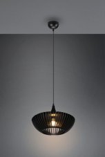 TRIO 315900132 COLINO závesné svietidlo 1xE27 D400mm čierna matná
