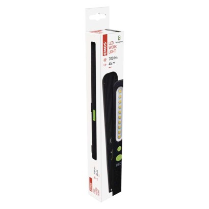EMOS P4538 LED nabíjecí pracovní svítilna 700lm Li-Ion USB C zeleno-černá