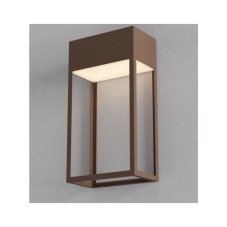 REDO 90604 STAND vonkajšie nástenné svietidlo SMD LED 20W 2396/1548lm 3000K IP65 hrdzavo hnedá
