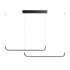 IMMAX 07222L NEO LITE PATTINI double Inteligentné závesné svietidlo 56W 3640lm čierna