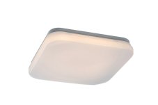 RABALUX 77134 Lowar vonkajšie stropné svietidlo 240x240mm LED 12W/750lm 3000+4000+6000K IP44 biela