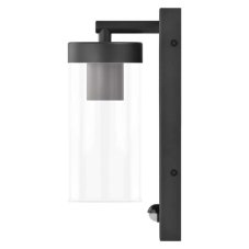 Emos ZGC040P ZALA venkovní nástěnné svítidlo E27 128 × 80 × 270 mm IP44 se senzorem antracit