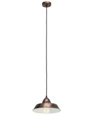 Eglo VINTAGE 49243 Závěsné svítidlo AUCKLAND měď antik 1X60W