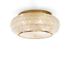 Stropné svietidlo Ideal lux 100791 PASHA PL10 ORO 10xE14 40W
