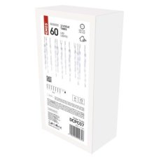 DCPC07 EMOS LED vianočná girlanda – 12x cencúľ, 3,6 m, IP44, studená biela, časovač