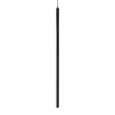 Závesné svietidlo Ideal lux 142913 ULTRATHIN SP1 BIG ROUND NERO 1xLED 12W/760lm 3000K čierna