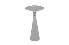 TRIO Reality R57726177 TORREZ vonkajšia stolná lampa SMD LED V280mm 2W/180lm 3000+4000+5000K IP44 šedá, nabíjateľná batéria, USB-C port