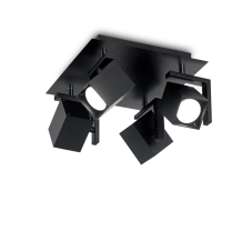 Stropní svítidlo Ideal lux 156712 MOUSE PL4 NERO 4xGU10 50W černá