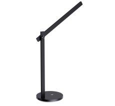 Immax 08969L BEAM stolová lampa LED 18W 110-400lm 2800-5000K, čierna, dotykové ovládanie, stmievateľné, Qi bezdrátové nabíjanie pre smartfóny, CCT